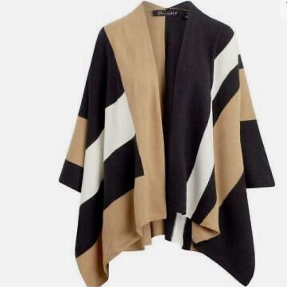 Parrish LA Stevie poncho $148 value Rachel Zoe Curateur Box of Style Fall - Picture 3 of 5